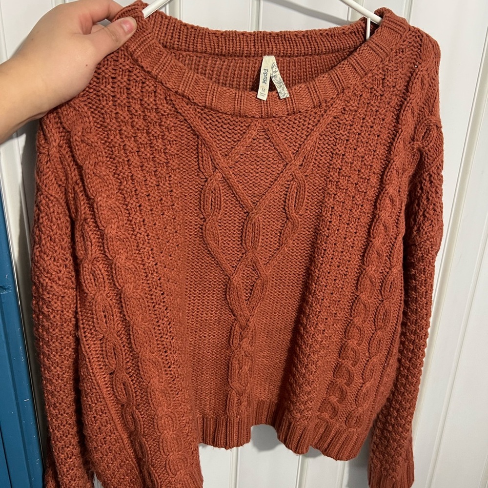 Orange Sweater